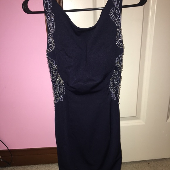 Mini Dress - navy blue - Picture 2 of 4